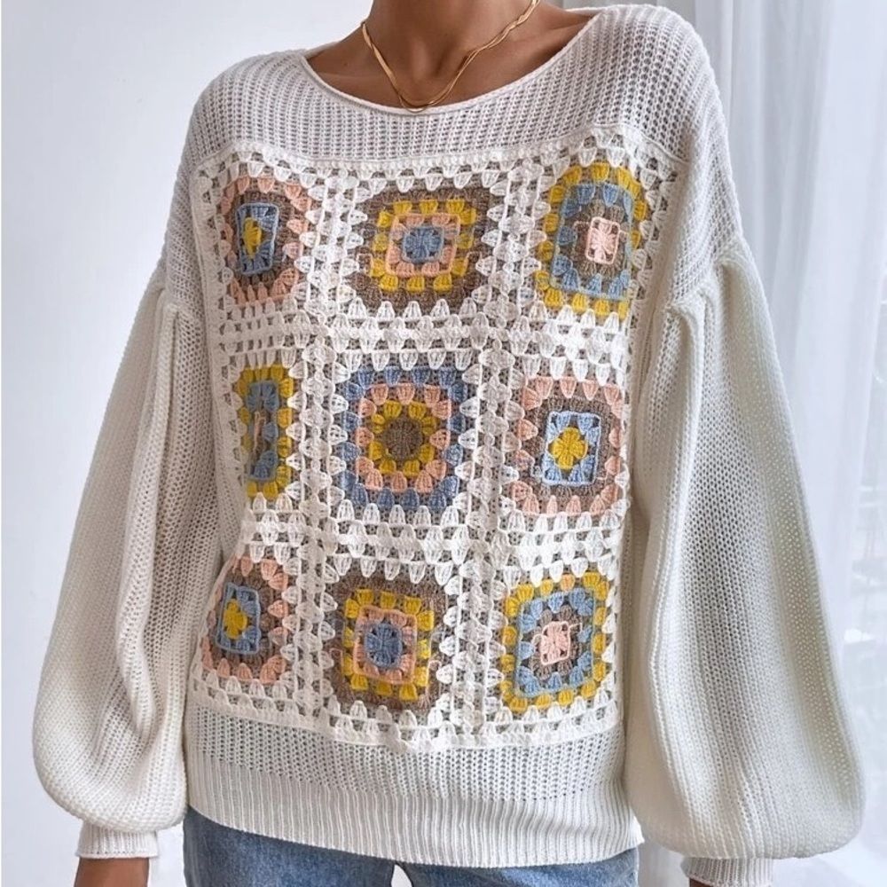SARAH Crochet Sweater
